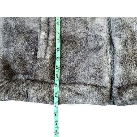 Old Navy Gray Tie Dye Fleece Full-Zip Jacket Womens Size XS - Picture 6 of 7